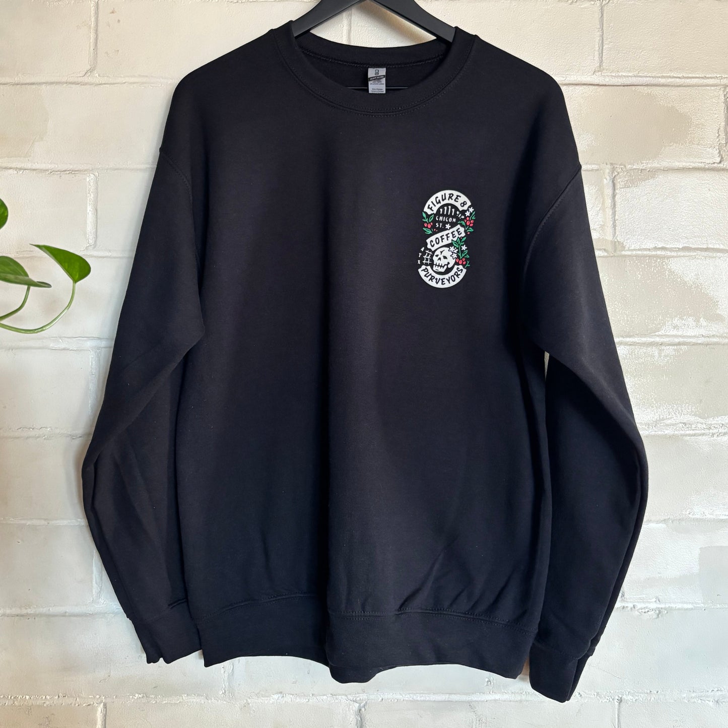 Figure 8 Skull Logo Crewneck Sweatshirt